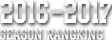 2010-2011 season rangking